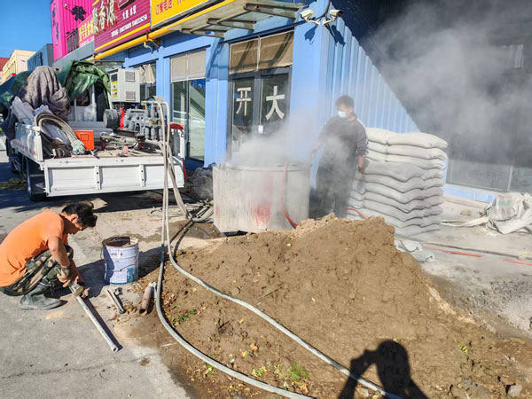 渝北顶管注浆加固
